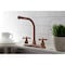 Kingston Brass KB716AXLS Victorian Centerset Kitchen Faucet, Antique Copper KB716AXLS - alternate 4